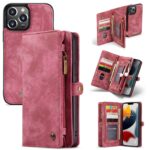 variatie Caseme vintage Portemonnee Hoesje iPhone 13 Pro – Rood