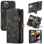 variatie Caseme vintage Portemonnee Hoesje iPhone 13 Pro Max – Zwart