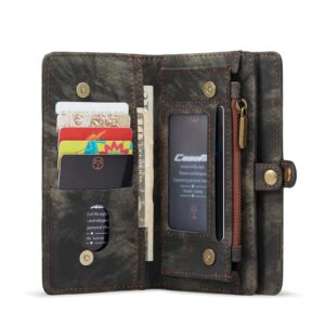 Caseme Vintage Portemonnee Hoesje iPhone 13 - Zwart 4