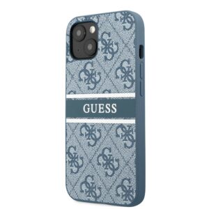 GUESS 4G Stripe Logo Backcover Hoesje iPhone 13 - Blauw 2