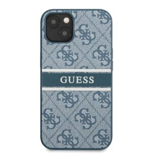 GUESS 4G Stripe Logo Backcover Hoesje iPhone 13 - Blauw 3