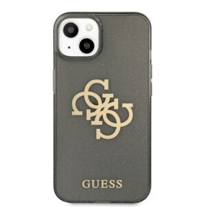 GUESS Glitters Backcover iPhone 13 Hoesje - Zwart 3