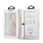 Guess Golden Logo Backcover iPhone 13 Hoesje - Roze - 7