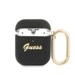 variatie Guess Saffiano AirPods 1 – AirPods Case 2 Hoesje – Black