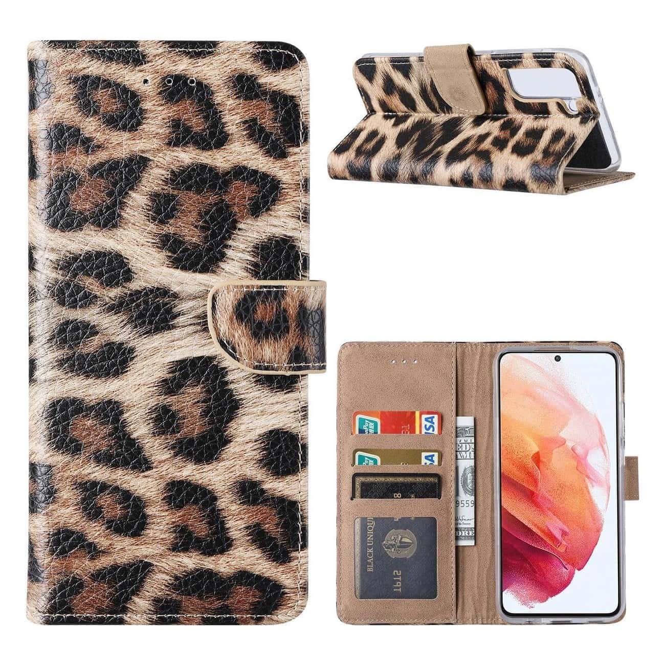 Leopardprint Hoesje Samsung Galaxy S21 1
