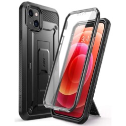 Supcase Hoesje Extreme Protection met Screen Protector iPhone 13 - Zwart