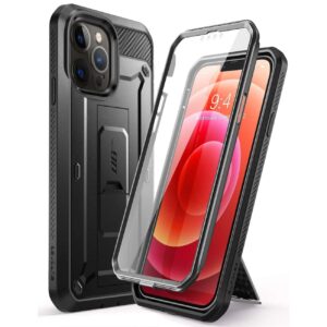 Supcase UB Pro Backcase met Screen Protector iPhone 13 Pro Max – Zwart