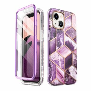 Cosmo 360 Backcover Hoesje met Glas iPhone 13 – Marble Ameth