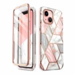 variatie Cosmo 360 Telefoonhoesje met Schermbescherming iPhone 13 – Marble Wit