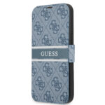 variatie Guess Stripe Logo Bookcase iPhone 13 Pro – Blauw
