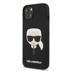 KARL LAGERFELD Silicone KARL iPhone 13 Hoesje - Zwart 2