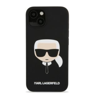 KARL LAGERFELD Silicone KARL iPhone 13 Hoesje - Zwart 3