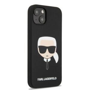 KARL LAGERFELD Silicone KARL iPhone 13 Hoesje - Zwart 4