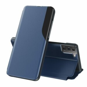 Premium Clear View Booklet Samsung S21 Plus – Blauw