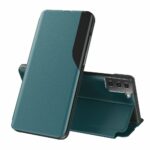 variatie Premium Clear View Samsung Galaxy S21 FE Hoesje – Groen