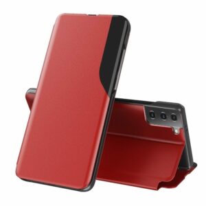 Premium Clear View Samsung Galaxy S21 – Rood
