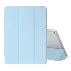 Shockproof Folio Case iPad 9 – 8 – 7 – 10.2 inch – Penhouder – Lichtblauw