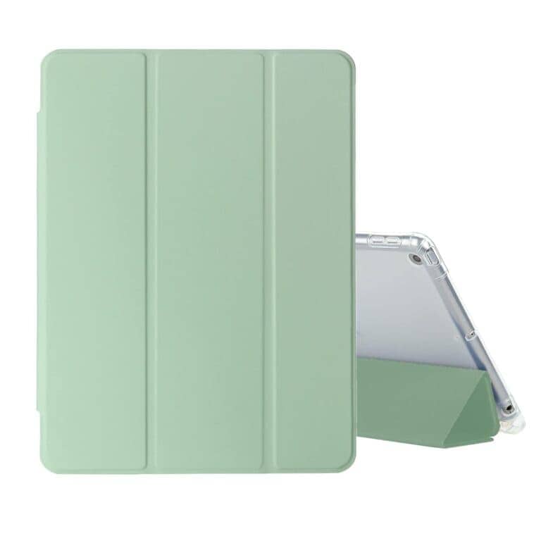Shockproof Folio Case iPad 9 - iPad 8 - iPad 7 - Pencilhouder - Lichtgroen
