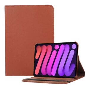 360 Bookcase Hoesje iPad Mini 6 (2021) - 8.3 inch - Bruin 1