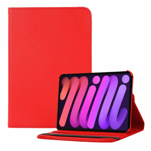 360 Bookcase Hoesje iPad Mini 6 (2021) - 8.3 inch - Rood 1