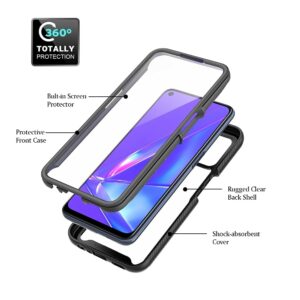 360° Backcover Hoesje Met Screen Protector OPPO A52 3