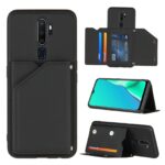 variatie Backcover Wallet Hoesje OPPO A9 2020 – A5 2020 – Zwart