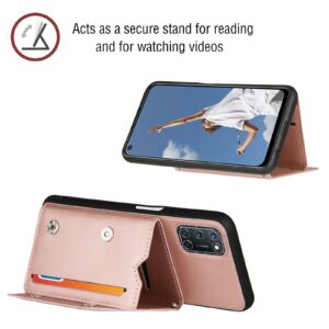 Backcover Wallet Hoesje OPPO A52 OPPO A72 OPPO A92 - Roségoud 4