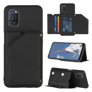 Backcover Wallet Hoesje OPPO A92 – A72 – A52 – Zwart