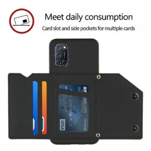Backcover Wallet Hoesje OPPO A52 OPPO A72 OPPO A92 - Zwart 4