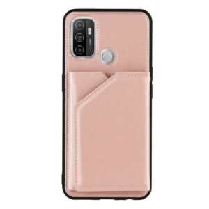 Backcover Wallet Hoesje OPPO A53 OPPO A53s - Rosegoud 2