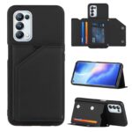 variatie Backcover Wallet Hoesje OPPO A74 5G – A54 5G – Zwart