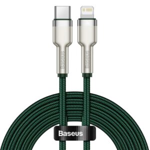 Baseus Metal Data Snellaad Kabel USB-C Naar Lightning Kabel - 20W - 2 Meter 1