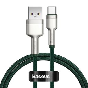 Baseus metal Data SuperCharge Kabel USB Naar USB-C – 40W – 1 meter