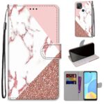 variatie Bookcase Hoesje OPPO A15 – Marble