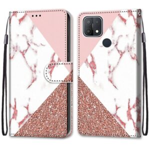Bookcase Hoesje OPPO A15 - Marble 2