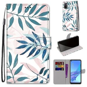 Bookcase Hoesje OPPO A53s – A53 – Bladeren