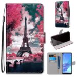 variatie Bookcase Hoesje OPPO A53s – A53 – Eiffel toren