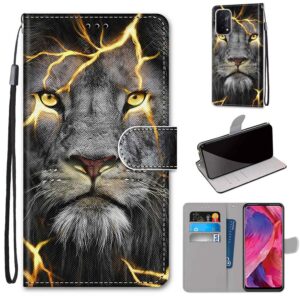 Bookcase Hoesje OPPO A74 5G – A54 5G – Leeuw