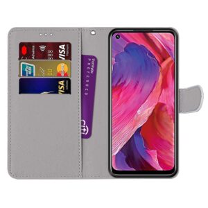 Bookcase Hoesje OPPO A54 5G OPPO A74 5G - Marble 3