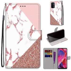 Bookcase Hoesje OPPO A74 5G – A54 5G – Marble