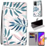 variatie Bookcase Hoesje OPPO A94 5G – Bladeren