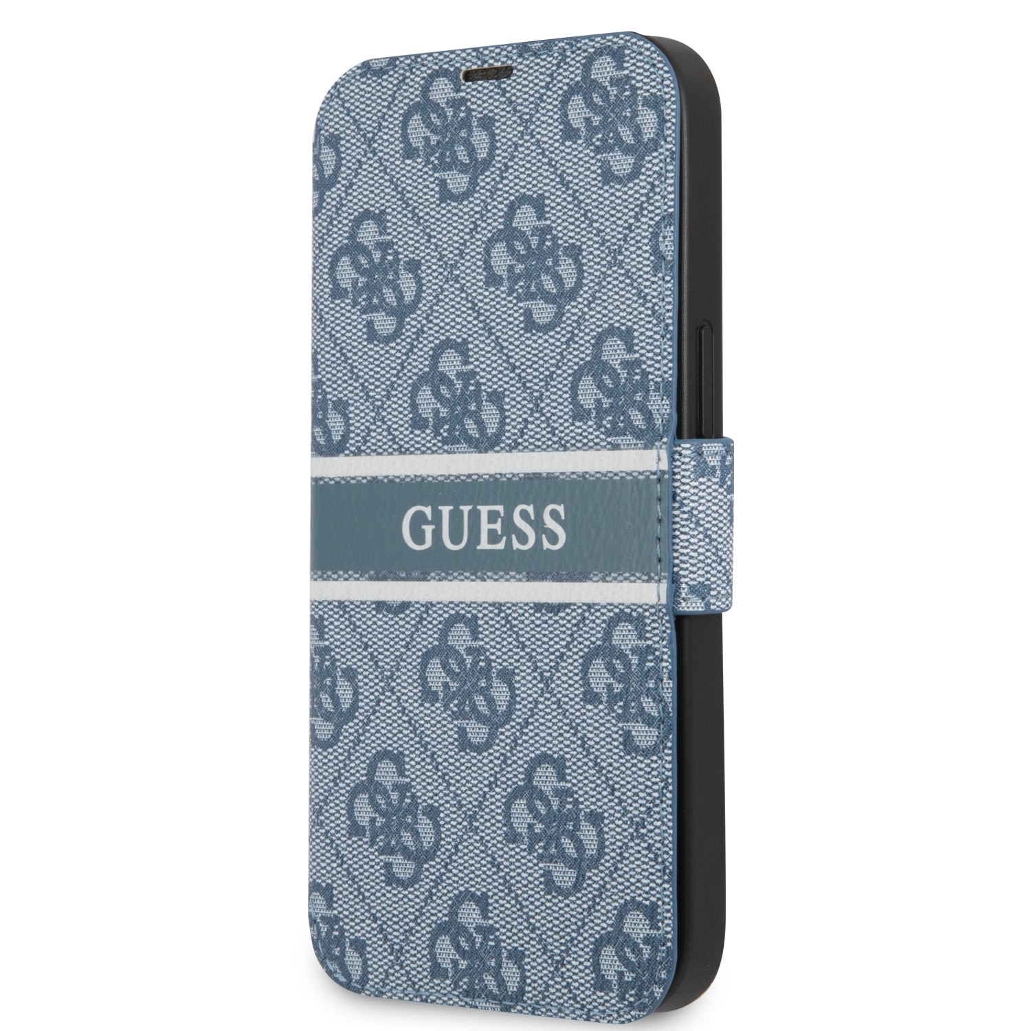 variatie Guess 4G Stripe Logo Bookcase iPhone 13 – Blauw