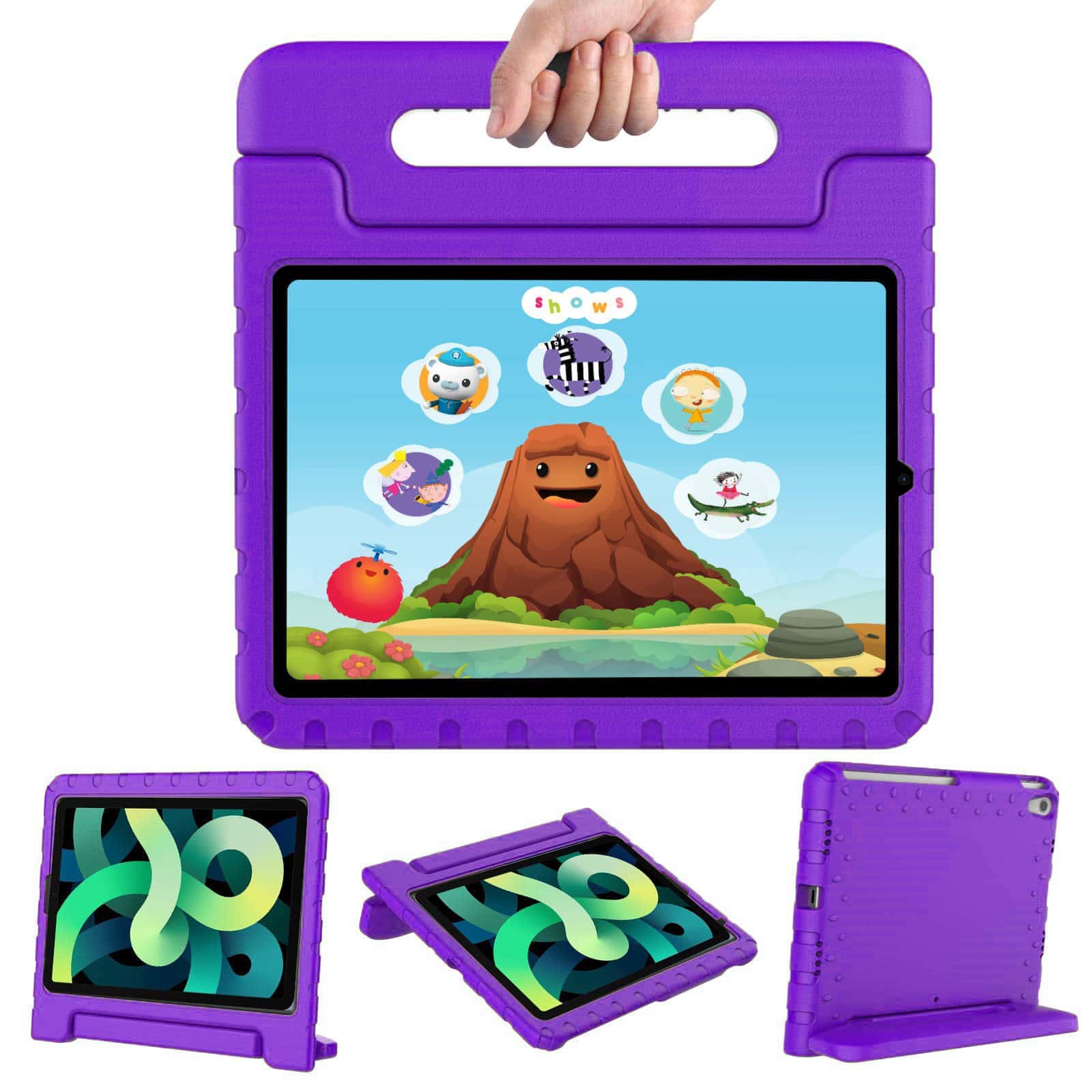 Kinder Hoes iPad Mini 7 en iPad Mini 6 - 2024 / 2021 - Paars