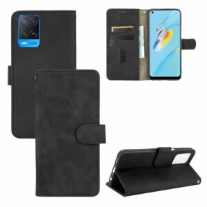 retro Bookcase Hoesje OPPO A16s – A16 – Zwart