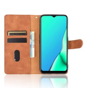 Retro Bookcase Hoesje OPPO A5 (2020) A9 (2020) - Bruin 3