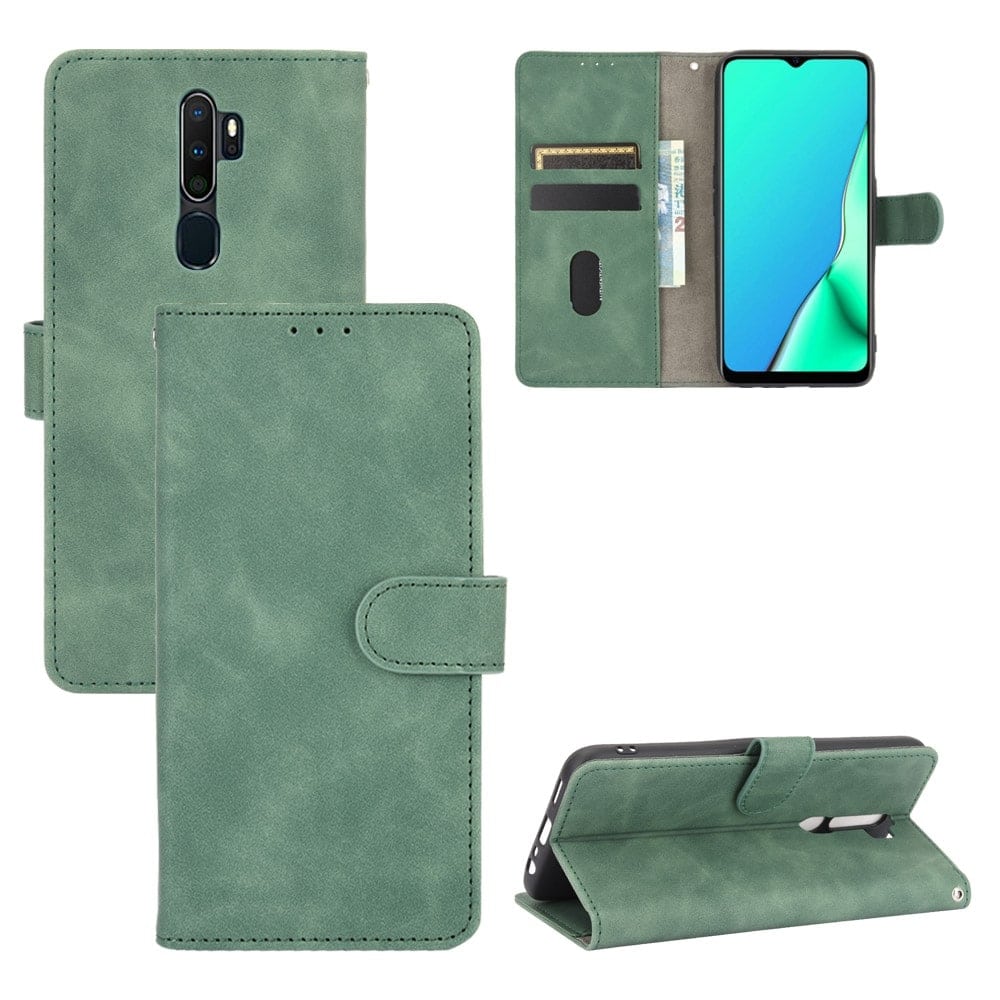 retro Bookcase Hoesje OPPO A9 2020 - A5 2020 - Groen