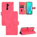variatie retro Bookcase Hoesje OPPO A9 2020 – A5 2020 – Roze