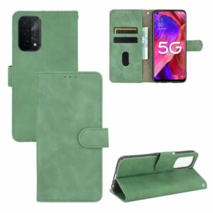 Retro Bookcase Hoesje OPPO A54 5G OPPO A74 5G - groen 1