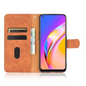 Retro Bookcase Hoesje OPPO A94 5G - Bruin 3