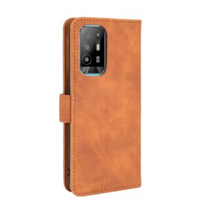 Retro Bookcase Hoesje OPPO A94 5G - Bruin 4